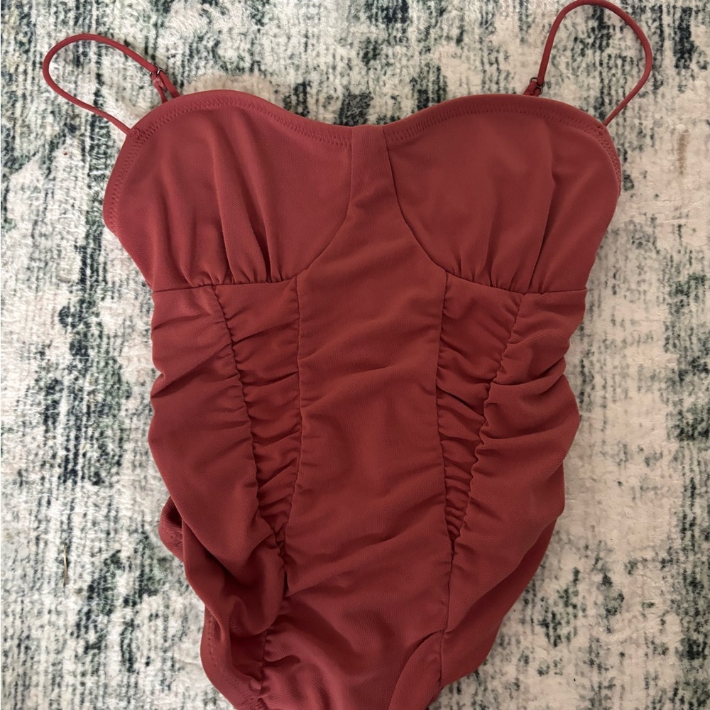 Urban Outfitters Ruched bodysuit / corset style